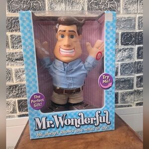 Mr.Worderful Talking Plush Blue Shirt Action Figure